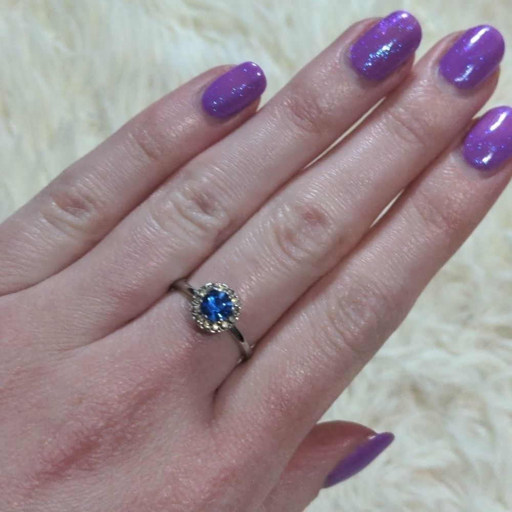 Fragrant jewels Vincent van Gogh halo ring size 6